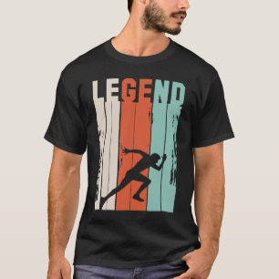 Camiseta Vintage Sprinting Running Shirt Para Atleta De Via
