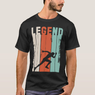 Camiseta Vintage Sprinting Running Shirt Para Atleta De Via