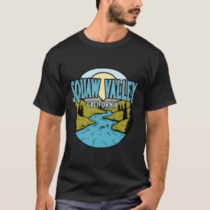 Camiseta Vintage Squaw Valley California River Souve