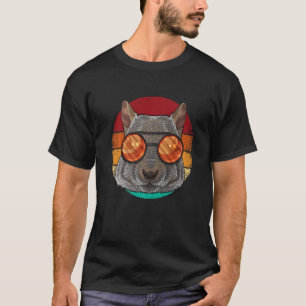 Camiseta Vintage Squirrel Face Wildlife Retro Animal Eighti