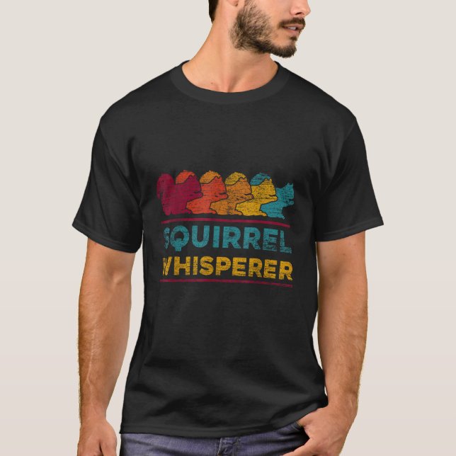 Camiseta Vintage Squirrel Lover Squirrel Whisperer Squirrel (Frente)