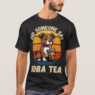 Camiseta Vintage Staffordshire Terrier Dog Alguém Disse
