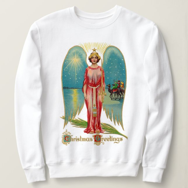Camiseta Vintage Star of Bethlehem Holiday (Frente do Design)