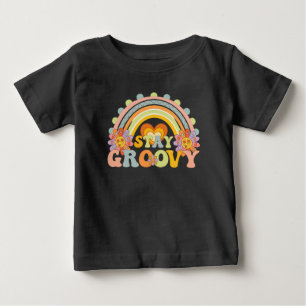 Camiseta Vintage Stay Groovy Flower Power