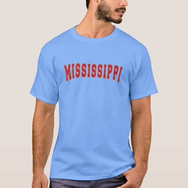 Camiseta Vintage Stencil Mississipi (Frente)