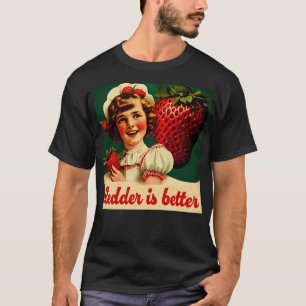 Camiseta Vintage Strawberry Girl Strawberry