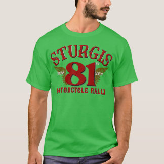 Camiseta Vintage style 81rua Sturgis South Dakota Motorcycl
