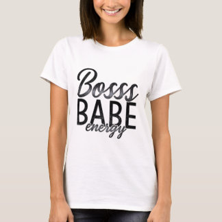 Camiseta Vintage Style Boss Babe Impressão