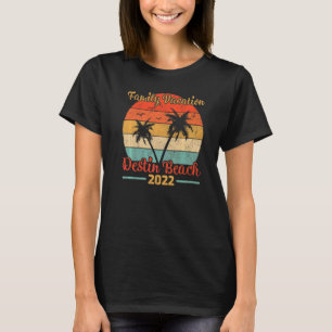 Camiseta Vintage Style Family Vacation 2022 Florida Destin
