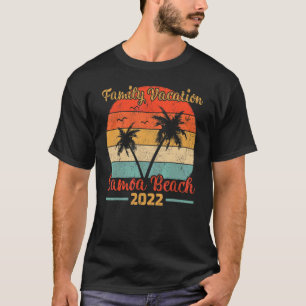 Camiseta Vintage Style Family Vacation 2022 Polinésia Samo