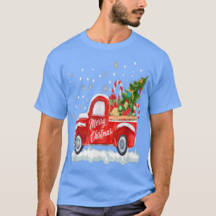 Camiseta Vintage Style Fazenda Red Truck com Árvore de Nata
