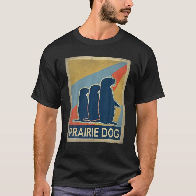 Camiseta Vintage Style Prairie Dog (Frente)