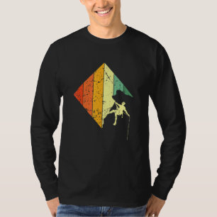 Camiseta Vintage Style Rock Escalando Subindo Montagem Retr