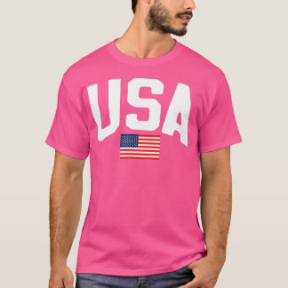 Camiseta Vintage Style USA American Flag 4 De Julho