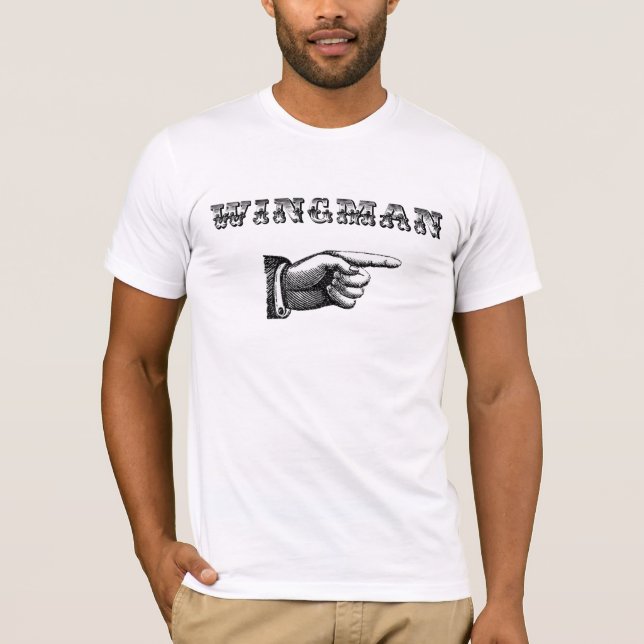 Camiseta Vintage Style Wingman Tshirt (Frente)
