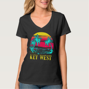 Camiseta Vintage Summer Viagem para Key West Beach Vacing S