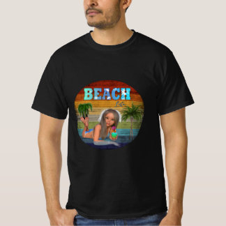 Camiseta Vintage Sun, Sand e Surf