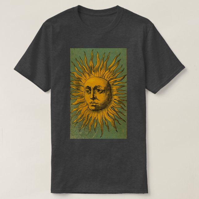 Camiseta Vintage Sun Tarot (Frente do Design)