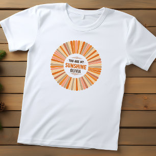 Camiseta Vintage Sunburst "Você é Meu Sol"