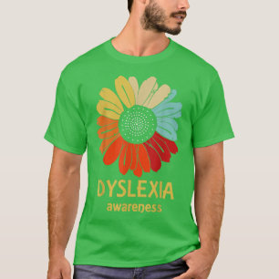 Camiseta Vintage Sunflower Dyslexia Awarness, Professora Th