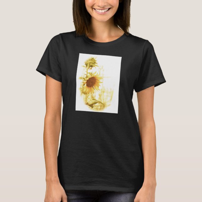 Camiseta Vintage Sunflower in the Light (Frente)