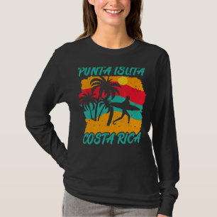 Camiseta Vintage Sunset Beach Surfing Punta Islita Costa Ri