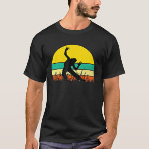 Camiseta Vintage Sunset Capoeira Silhueira Retro
