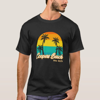 Camiseta Vintage Sunset Coopers Beach New York Summer Vacat