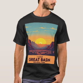 Camiseta Vintage Sunset Excelente Basin National Park - Nev