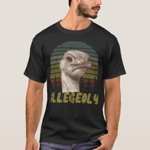 Camiseta Vintage Supostamente Avestruz Retro