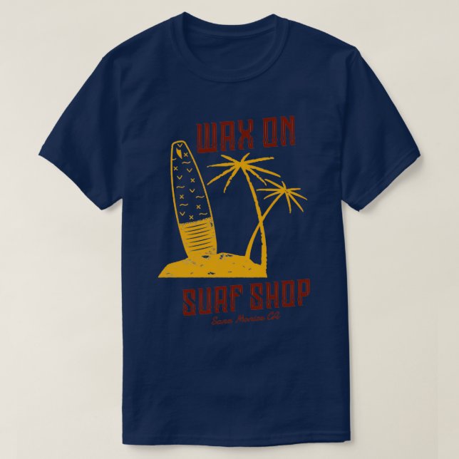 Camiseta Vintage surf compro California (Frente do Design)