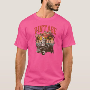 Camiseta Vintage Surfer Duo Retro Sunset Lifesaver Tower '