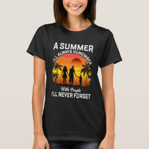 Camiseta Vintage Surfer Retro Surfing Beach Summer Vacation