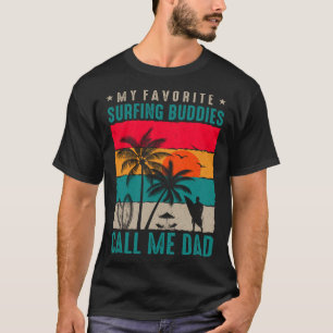 Camiseta Vintage Surfer Retro Surfing Beach Summer Vacation