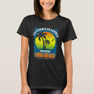 Camiseta Vintage Surfer Retro Surfing Beach Summer Vacation