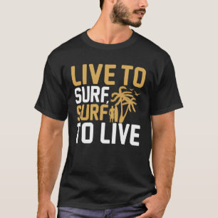 Camiseta Vintage Surfer Retro Surfing Beach Summer Vacation