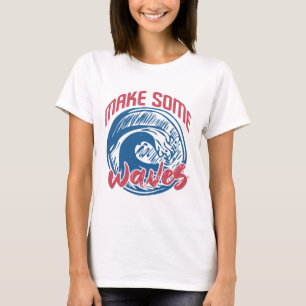 Camiseta Vintage Surfer Surfboards Grunge Usado