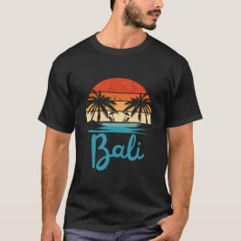 Camiseta Vintage Surfing Bali Beach Indonésia