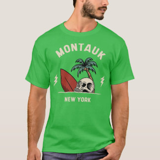 Camiseta Vintage Surfing Montauk New York Retro Surfer