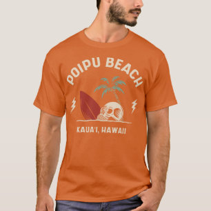 Camiseta Vintage Surfing Poipu Beach Kauai Hawaii Retro Sur