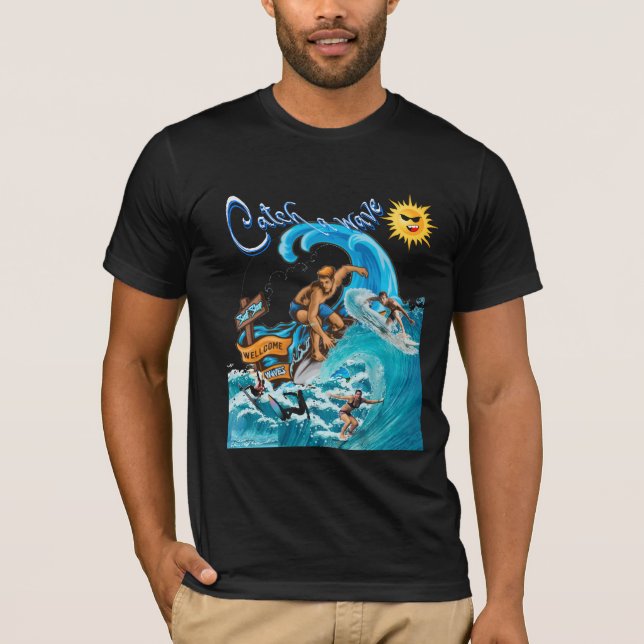Camiseta Vintage Surfistas Diz Cara (Frente)