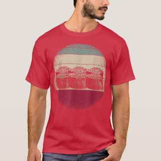 Camiseta Vintage Sushi Japão - Arroz Comida na Ásia - Retro