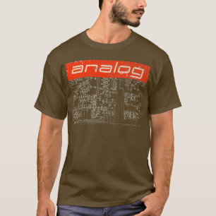 Camiseta Vintage Synthesizer - Produtor de tecnologia anal