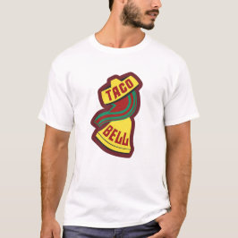 Camiseta Vintage Taco Bell Logo - retro tacos