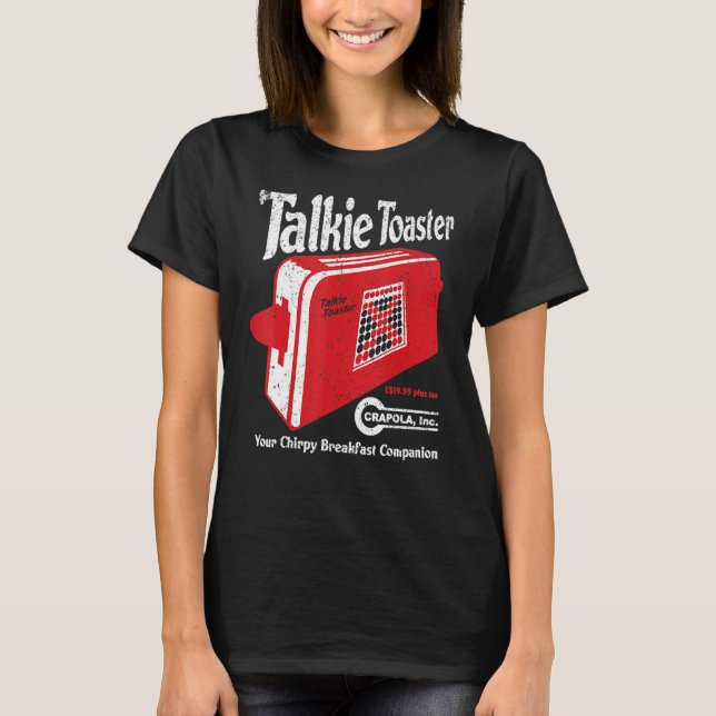Camiseta Vintage Talkie Toaster Breakfast Companion (Frente)