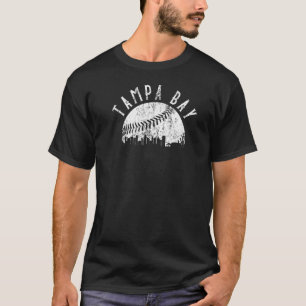 Camiseta Vintage Tampa Bay Florida Skyline Roupa