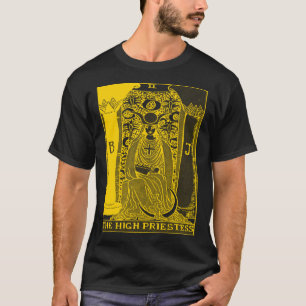 Camiseta VINTAGE TAROT CARD THE High PRIESESS