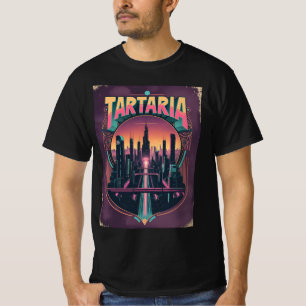 Camiseta Vintage Tartaria Cyberpunk Tee da Conspiração