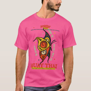 Camiseta Vintage Tattoo Sak Yant Muay Thai Butterfly