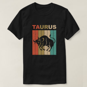 Camiseta Vintage Taurus Zodíaco abril maio Presente de aniv
